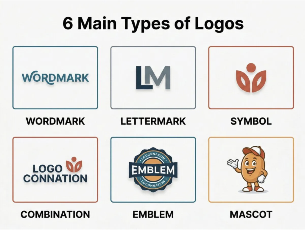 6 loại logo phổ biến